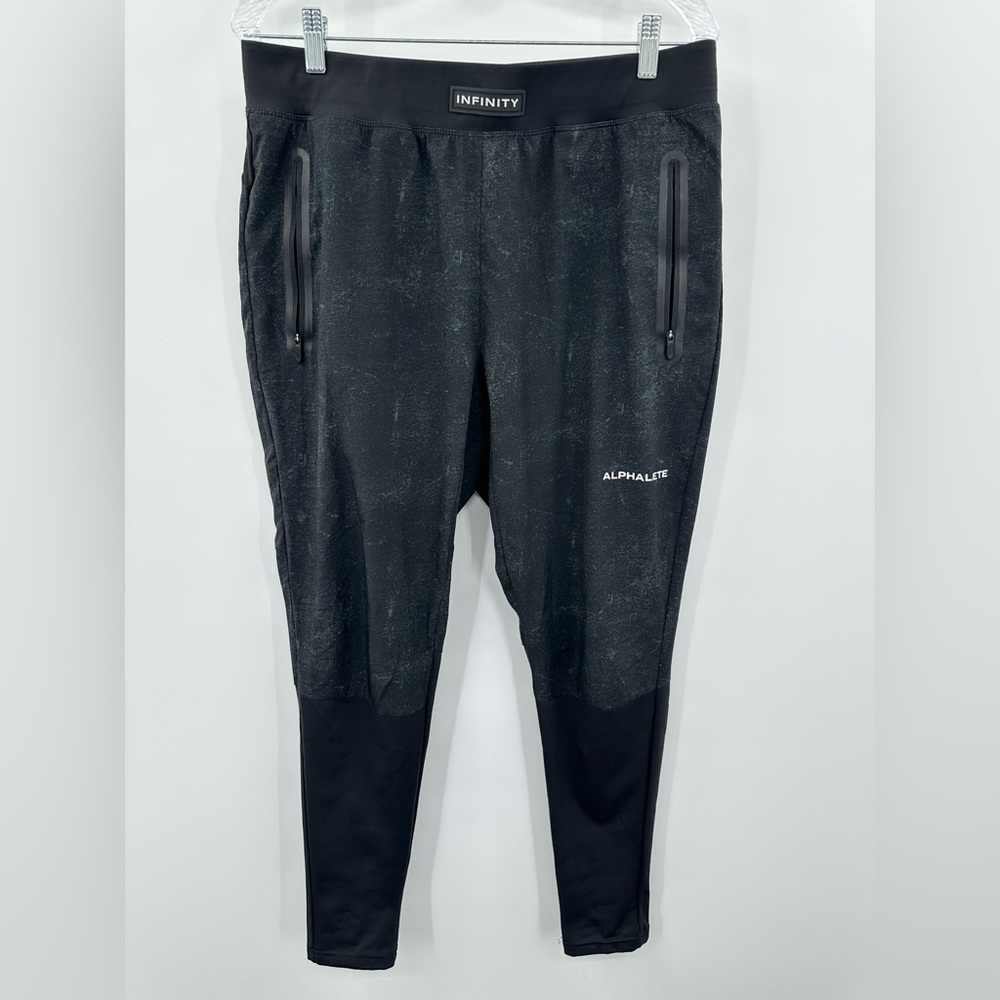Alphalete Infinity Tech Black Men's Performance‎ Athletic Pants M/L